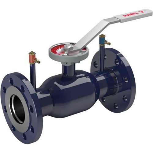 Кран шаровой NAVAL NAVALTRIM 265509 V DN 50 PN 40 регулирующий стальной фланцевый 1