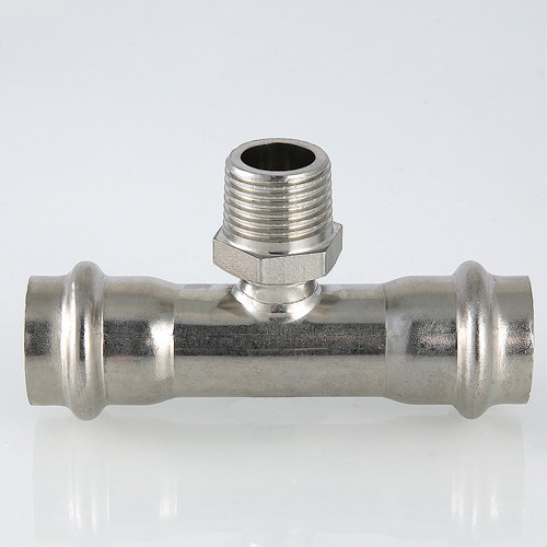 Тройник переходной VALTEC VTi.933.I НР 1" DN 28x25x28 PN 16 нержавеющая сталь 3