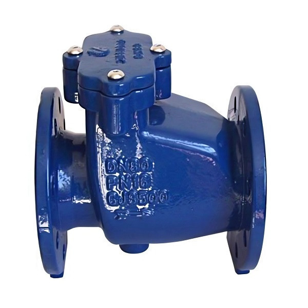 Клапан створчатый DN 125 PN 10/16 обратный фланцевый чугунный