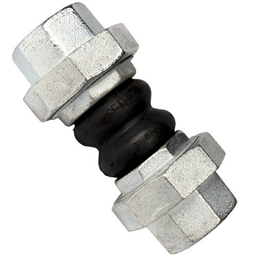 Компенсатор муфтовый Genebre 2830 DN 50 PN 10 резиновый