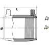 Муфта э/с 125 мм SDR 7,4 ПЭ100 электросварная 2