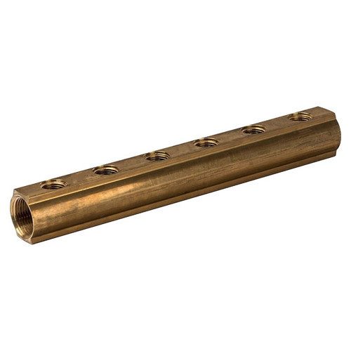Коллектор распределительный Luxor CD 457 6 выходов ВР 1"х1/2" DN 25 PN 10 без регулировки 1