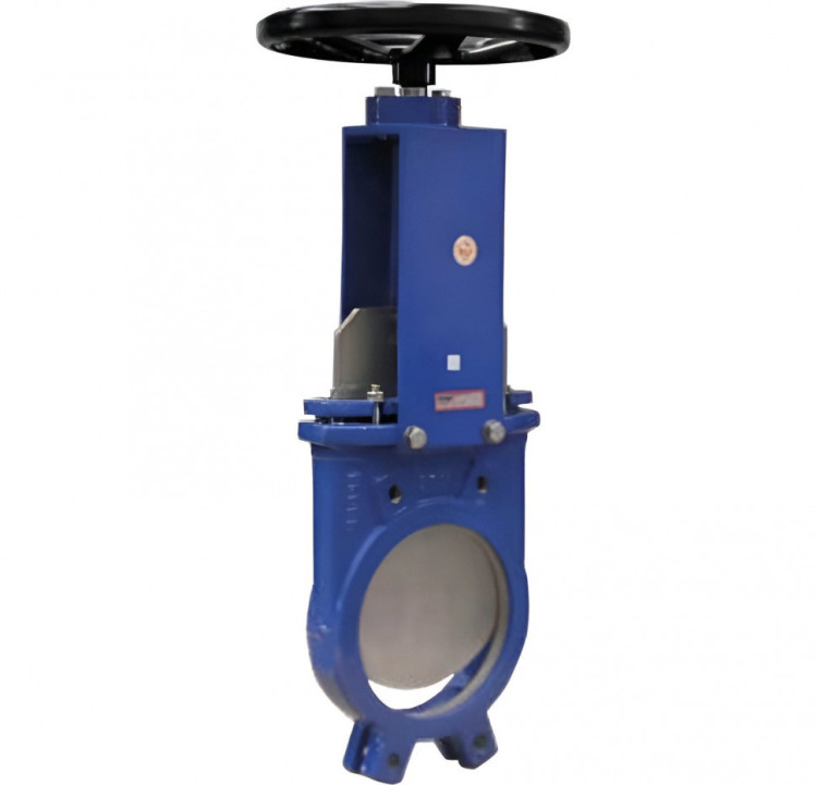 Задвижка межфланцевая FAF 6550 DN 350 PN 10 шиберная ножевая с невыдвижным шпинделем