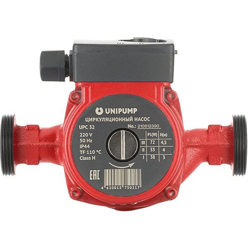Насос циркуляционный Unipump UPC 32-80 180 с мокрым ротором H=8м Q=163л/мин арт. 44338 1