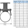 Лента хомутовая UR-CAST UR-63 DN 500-А мм x 505-554 мм PN 16 3