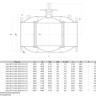 Кран шаровой газовый ALSO КШ.Ф.П.GAS.350.25-01 Ду 350 Ру 25 с редуктором полнопроходный фланцевый 2