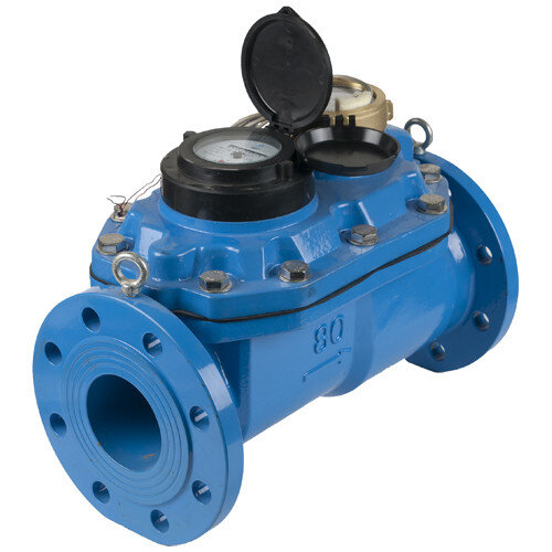 Счетчик комбинированный Декаст СТВК 1 80/20 ДГ (100/10 л на имп., IP68) однокорпусный