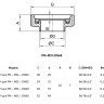 Ответная часть РОСМА ОЧ РМ-М31-DN40 Дкорп=65мм Rd 65x1,6" УТ-00048663 3