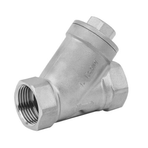 Фильтр сетчатый Y-образный Benarmo 5021 SS316 ВР 1 1/4" DN 32 PN 40 резьбовой нержавеющая сталь