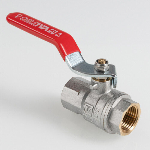 Кран шаровый VALTEC VT.414 ГОСТ Р 59553-2021 ВР 1" DN 25 PN 40 никелированный латунный