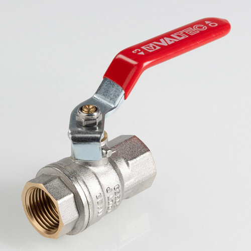 Кран шаровый VALTEC VT.414 ГОСТ Р 59553-2021 ВР 1" DN 25 PN 40 никелированный латунный