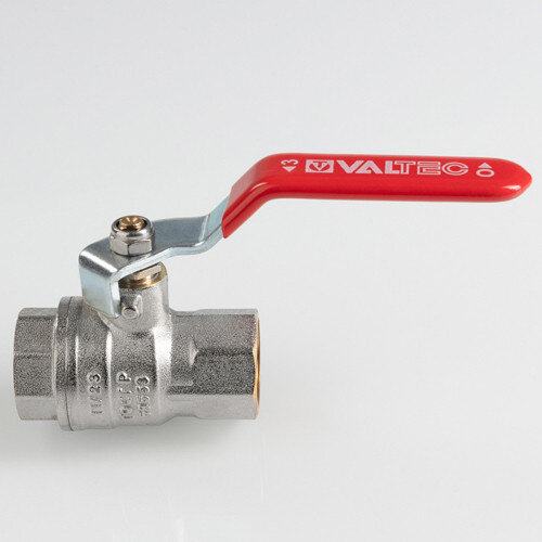 Кран шаровый VALTEC VT.414 ГОСТ Р 59553-2021 ВР 1" DN 25 PN 40 никелированный латунный