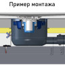 Сифон HL570 DN40/50 для плоского душевого поддона со сливным отверстием d=90мм 3