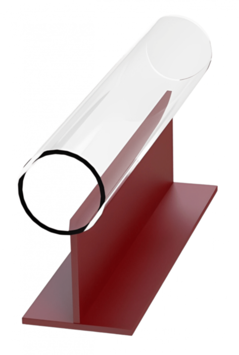 Опора 133-ТП-БС12 Ду 133 мм ОСТ 36-146-88 неподвижная