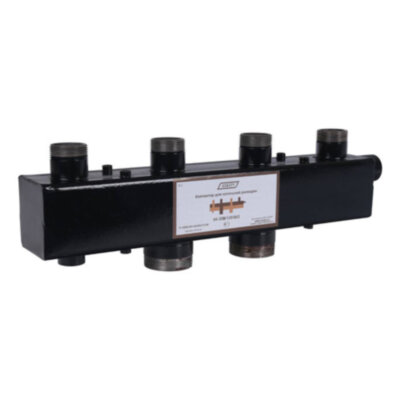 Коллектор распределительный Askon Стандарт КК-32М/125/50/2 2-х контурный ВР-НР 1 1/4"x2" Ду 32 Ру 6 без теплоизоляции