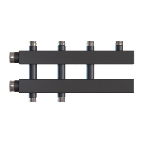 Коллектор распределительный Warme WKD.140.K.2+1 3-х контурный НР 1 1/2"x1" Ду 32 Ру 6 без теплоизоляции