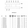 Коллектор распределительный Askon Дублер+ КК-25М/125/40/4+2D 6-ти контурный ВР-НР 1"x1 1/2" Ду 25 Ру 6 без теплоизоляции 2