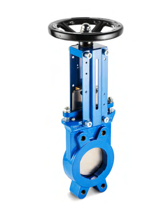 Задвижка GROSS DN 600 PN 3 шиберная с невыдвижным шпинделем c маховиком 1