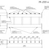 Коллектор распределительный GIDRUSS MK-2000-4x50 4-х контурный НР 2" Ду 150 Ру 10 модульный 3