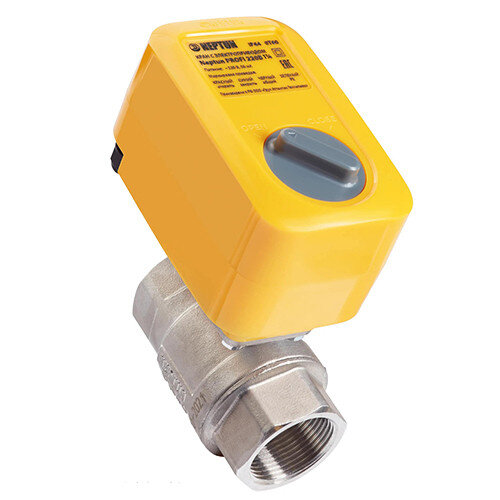 Кран шаровой с электроприводом Нептун PROFI 12В 1 1/4'' стальной