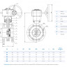 Затвор DENDOR 027F DN 80 PN 40 поворотный дисковый с тремя эксцентриситетами фланцевый стальной 2