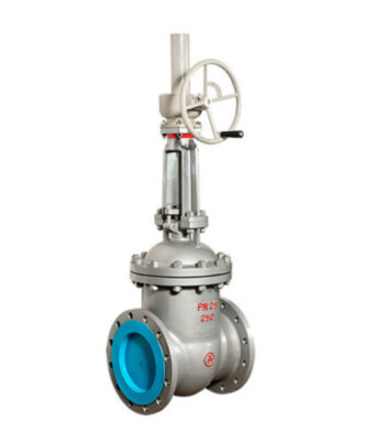 Задвижка 30с599нж Ду 1000 Ру 25 с редуктором