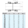 Муфта HAWLE 0430 DN 63 System 2000 соединительная для ПЭ и ПВХ труб 3