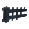 Коллектор распределительный ROMMER RDG-0018-024024 4-х контурный НР 1"x1 1/2" Ду 40 Ру 4 дублёр компакт с гидравлическим разделителем 1