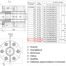 Сальник нажимной ТМ 96-16 Ду 1200 L=800мм серия 5.900-3 ТМ 96.00.00-16 2