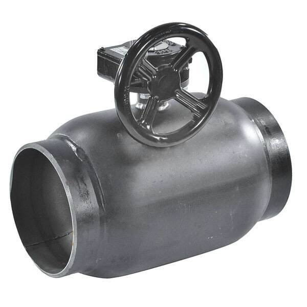 Кран шаровой FORTECA КШС 182.2 11с67п ДУ 150 РУ 25 п/п с редуктором