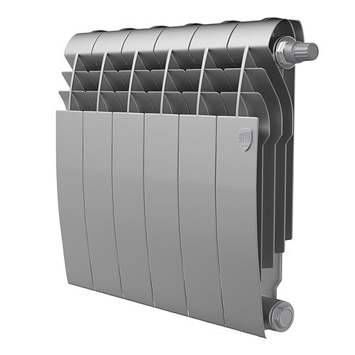 Радиатор биметаллический Royal Thermo BiLiner 350 V (6 секций) Silver Satin 1