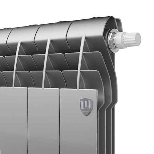 Радиатор биметаллический Royal Thermo BiLiner 350 V (6 секций) Silver Satin 4