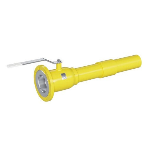 Кран шаровой цельносварной LD КШ.Ц.ФИ.GAS.150/125.016.Н/П.02 Ду 150/125 Ру 16 стальной неполнопроходный ф/п