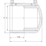 Заглушка э/с 250 мм SDR 11 ПЭ100 электросварная 2