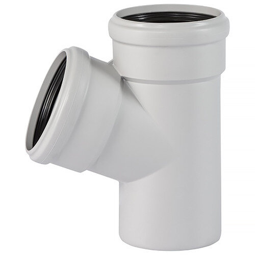 Тройник канализационный бесшумный PP-MD Ostendorf Skolan Safe SKEA DN 50/50х67°