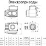 Электропривод Benarmo QB-3-070 F05/F07 14х14/11х11 квадрат 220 В четвертьоборотный для 3-ходового крана IP67 красный 2