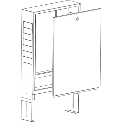 Коллекторный шкаф Stahlmann ШРН-5 на 13-16 выходов наружный стальной