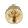 Переходник для шланга латунный Aquasfera 9101DN 10х13 PN 25 резьба - 3/8''x13, резьбовой ВР-НР, 9101-03 4