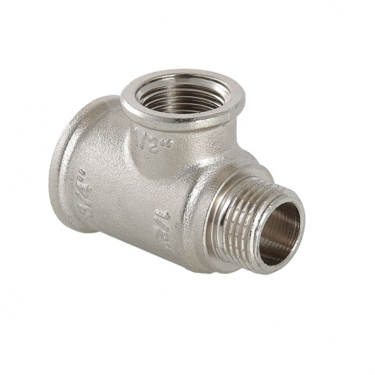 Латунный тройник VALTEC 1/2" х 3/4" х 3/4" с переходом на наружную резьбу VTr.134.RN.040505 1
