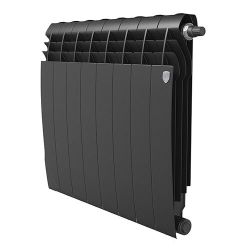 Радиатор биметаллический Royal Thermo BiLiner 500 VR (8 секций) Noir Sable