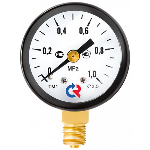 Манометр РОСМА ТМ-110Р.00 (0...0,25 МПа) Дкорп=40мм кл. 2,5 G1/8" общетехнический радиальный 00000037261 1