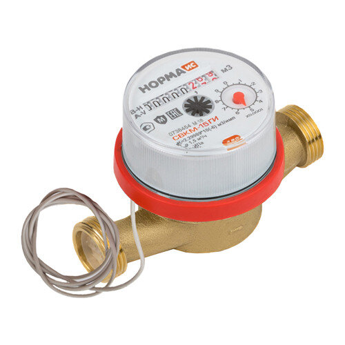 Счётчик воды НОРМА ИС СВКМ-15 ГИ Ду 15 Ру 16 для горячей воды