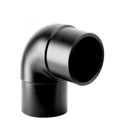 Отвод литой 450 мм 45 градусов SDR 11 ПЭ100 для ПНД труб спигот