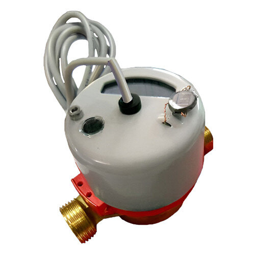 Счетчик для горячей воды Тепловодомер ВСГд-20 крыльчатый одноструйный резьбовой с импульсным выходом