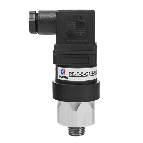 Реле давления малогабаритное на повышение РОСМА РД-Г-5 NBR Дкорп=27 мм 0,03-0,15 МПа G1/4" УТ-00049567
