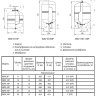Гидроаккумулятор Wester Premium WAV 35P НР 3/4" DN 365 PN 10 мембранный с нержавеющим контрфланцем 2