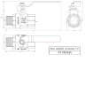 Кран шаровой VALTEC PERFECT 1/2" Ду15 Ру100 с внутренней–наружной резьбой VT.315.N.04 5