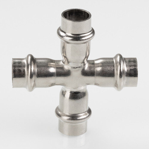 Крестовина VALTEC VTi.941.I DN 28 PN 16 нержавеющая сталь