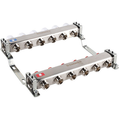 Коллектор ROMMER без расходомеров 6 выходов