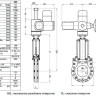 Задвижка шиберная ножевая VAG ZETA DN 250 PN 10 с электроприводом AUMA SA07.6 2